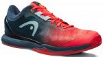 Head Sprint Pro 3.0 Indoor Neon Red / Midnight Navy